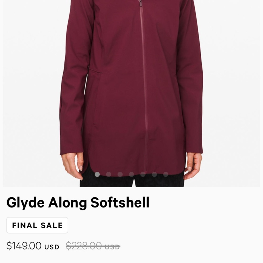 Lululemon Softshell Rain Jacket